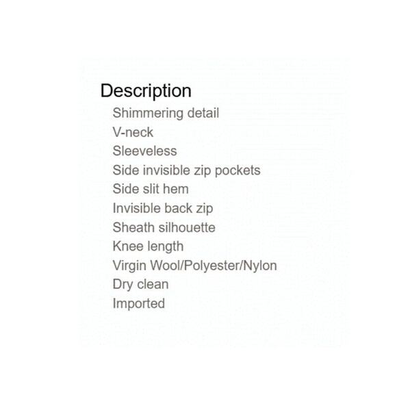 Akris Sheath Dress Women's 8 Marsala Shimmering Wool V-Neck Side Slit NWT $2490 - Picture 9 of 9